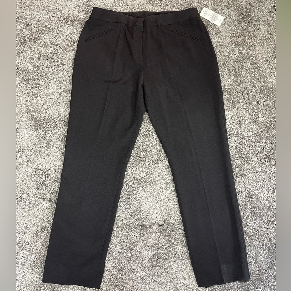 Tahari Arthur S. Levine Petite black dress pants trousers women’s size 8P